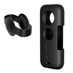 PULUZ 矽膠保護套帶鏡頭蓋，適用於 Insta360 ONE X，適用於 Insta360 ONE X（黑色），適用於 Insta360 ONE X（紅色）