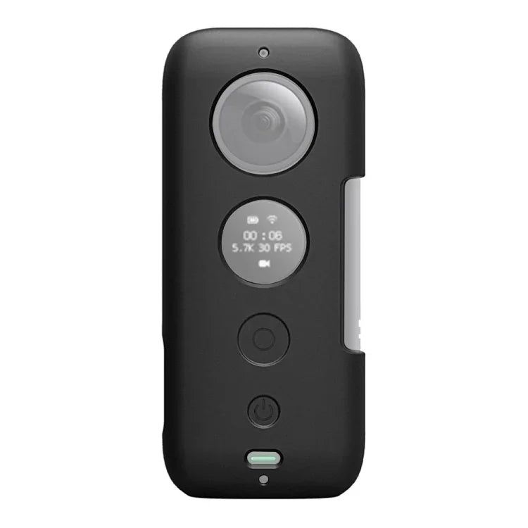 PULUZ 矽膠保護套帶鏡頭蓋，適用於 Insta360 ONE X，適用於 Insta360 ONE X（黑色），適用於 Insta360 ONE X（紅色）