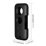PULUZ 矽膠保護套帶鏡頭蓋，適用於 Insta360 ONE X，適用於 Insta360 ONE X（黑色），適用於 Insta360 ONE X（紅色）
