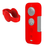 PULUZ 矽膠保護套帶鏡頭蓋，適用於 Insta360 ONE X，適用於 Insta360 ONE X（黑色），適用於 Insta360 ONE X（紅色）