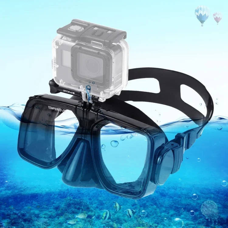 PULUZ 水上運動潛水裝備 潛水面罩 游泳眼鏡，適用於 GoPro、Insta360、DJI 及其他運動相機