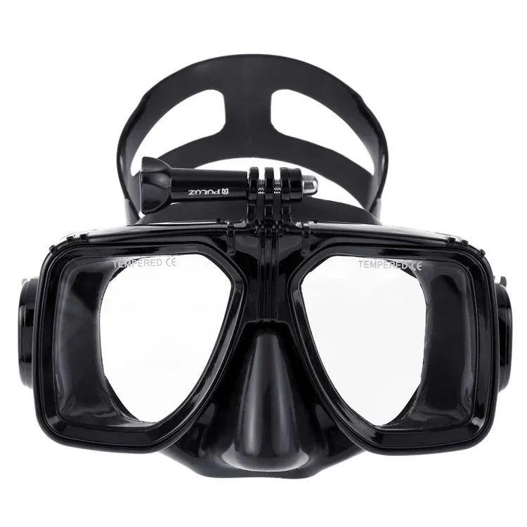 PULUZ 水上運動潛水裝備 潛水面罩 游泳眼鏡，適用於 GoPro、Insta360、DJI 及其他運動相機