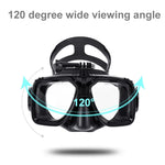 PULUZ 水上運動潛水裝備 潛水面罩 游泳眼鏡，適用於 GoPro、Insta360、DJI 及其他運動相機