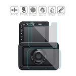 PULUZ 前鏡頭和後 LCD 顯示屏柔性防指紋 AF 高清膜，適用於 Sony RX0 II / RX0，適用於 Sony RX0 II