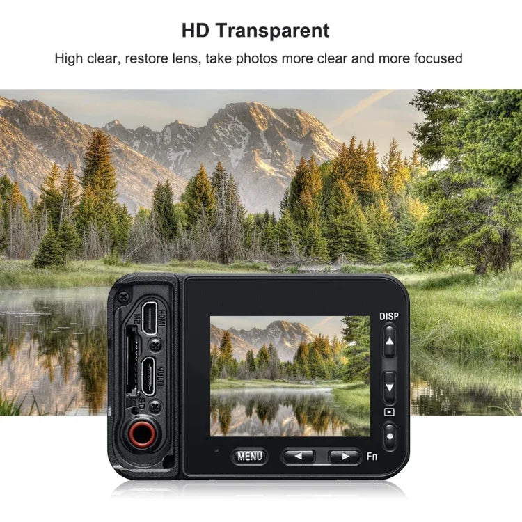 PULUZ 前鏡頭和後 LCD 顯示屏柔性防指紋 AF 高清膜，適用於 Sony RX0 II / RX0，適用於 Sony RX0 II