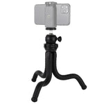 PULUZ 迷你章魚柔性三腳架支架，帶球形雲台，適用於單眼相機、GoPro、手機，尺寸：30cmx5cm，30cm 三腳架
