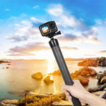 PULUZ 碳纖維延長獨腳架桿，適用於 DJI / MOZA / Feiyu V2 / Zhiyun G5 / SPG 穩定器，長度：35cm，35cm