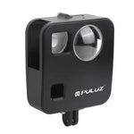 PULUZ GoPro Fusion 外殼 CNC 鋁合金保護籠，附基本安裝座及鏡頭蓋，適用於 GoPro Fusion