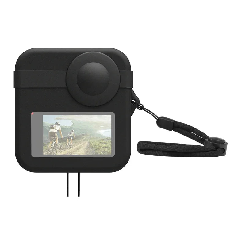 PULUZ GoPro Max 雙鏡頭蓋盒 + 機身矽膠保護套，矽膠套