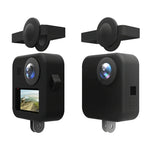 PULUZ GoPro Max 雙鏡頭蓋盒 + 機身矽膠保護套，矽膠套