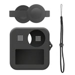 PULUZ GoPro Max 雙鏡頭蓋盒 + 機身矽膠保護套，矽膠套