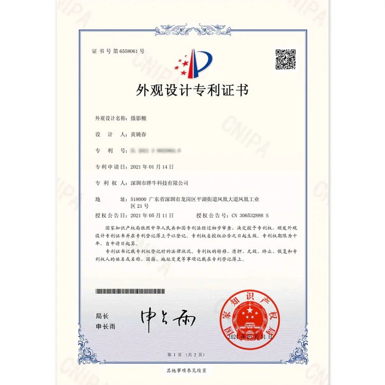 PULUZ 30cm 折疊環形燈攝影照明棚拍攝箱套裝，含 6 色背景布（黑 / 白 / 橙 / 紅 / 綠 / 藍），30cm 黑色箱