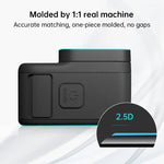 PULUZ for GoPro HERO12 Black /11 Black /10 Black /9 Black Lens + LCD Display 9H 2.5D Tempered Glass Film, For GoPro HERO9 Black