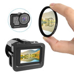 PULUZ GoPro HERO13 Black /12 Black /11 Black /10 Black /9 Black 加厚保護殼 CNC 鋁合金保護籠附保險框及 52mm UV 鏡片，適用 GoPro HERO9 Black 加厚款