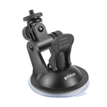 PULUZ 車用吸盤支架，附螺絲及三腳架安裝轉接座與收納袋，適用 GoPro、Insta360、DJI 及其他運動相機，吸盤支架