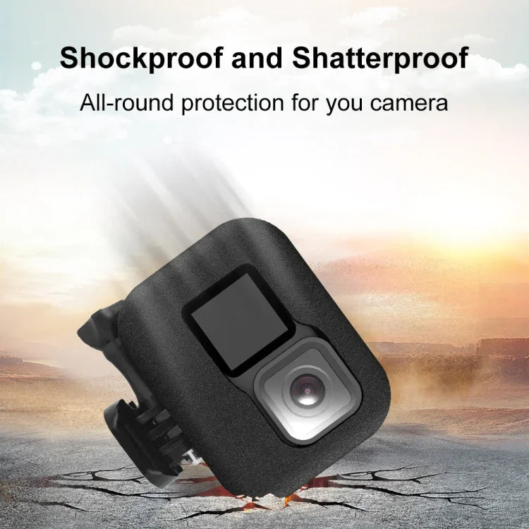 PULUZ GoPro HERO12 Black /11 Black /10 Black /9 Black 泡棉防風罩保護殼，適用 GoPro HERO9 Black