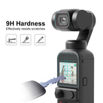 PULUZ 9H 2.5D 高清鋼化玻璃鏡頭保護貼 + 螢幕保護膜，適用於 DJI OSMO Pocket 2，適用於 DJI OSMO Pocket 2