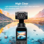 PULUZ 9H 2.5D 高清鋼化玻璃鏡頭保護貼 + 螢幕保護膜，適用於 DJI OSMO Pocket 2，適用於 DJI OSMO Pocket 2