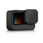 PULUZ 適用於 GoPro HERO12 Black /11 Black /10 Black /9 Black 的軟 TPU 橡膠防刮相機鏡頭保護蓋，適用於 GoPro HERO12 Black 鏡頭蓋