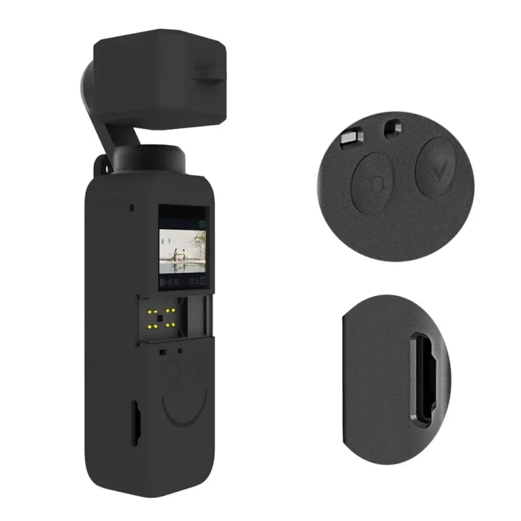 PULUZ 2 合 1 矽膠保護套組，適用於 DJI OSMO Pocket 2，適用於 DJI OSMO Pocket 2