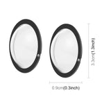 PULUZ 鏡頭保護 PC 保護蓋，適用於 Insta360 One X2，Insta360 ONE X2 鏡頭保護蓋