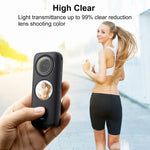 PULUZ 鏡頭保護 PC 保護蓋，適用於 Insta360 One X2，Insta360 ONE X2 鏡頭保護蓋