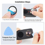 PULUZ 鏡頭保護 PC 保護蓋，適用於 Insta360 One X2，Insta360 ONE X2 鏡頭保護蓋