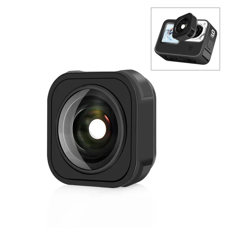 PULUZ Max 鏡頭模組廣角鏡頭，適用於 GoPro Hero13 Black / Hero12 Black / Hero11 Black / HERO10 Black / HERO9 Black，GoPro Hero13 Black / Hero12 Black 專用
