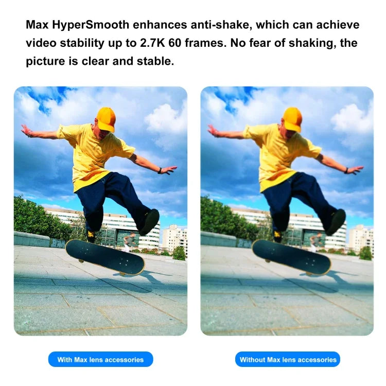 PULUZ Max 鏡頭模組廣角鏡頭，適用於 GoPro Hero13 Black / Hero12 Black / Hero11 Black / HERO10 Black / HERO9 Black，GoPro Hero13 Black / Hero12 Black 專用