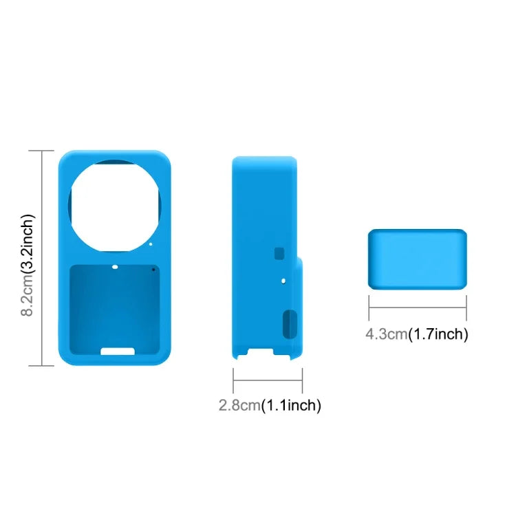 PULUZ 矽膠保護套，適用 DJI Action 2，適用 DJI Action 2