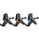 PULUZ 摩托車安全帽下巴帶支架，適用於 GoPro、DJI Osmo Action 及其他運動相機，安全帽下巴帶（黑色）、安全帽下巴帶（橙色）、安全帽下巴帶（藍色）