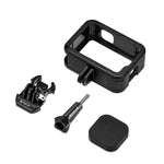 PULUZ 可充電 PA 框架支架，帶冷靴底座槽，適用於 GoPro HERO13 Black /12 Black /11 Black /11 Black Mini /10 Black /9 Black，可充電 PA 框架支架