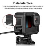 PULUZ 框架擴展 PA 鏡頭保護籠，帶側面接口蓋，適用於 GoPro HERO12 Black /11 Black /10 Black /9 Black，帶側蓋的 PA 鏡頭保護籠