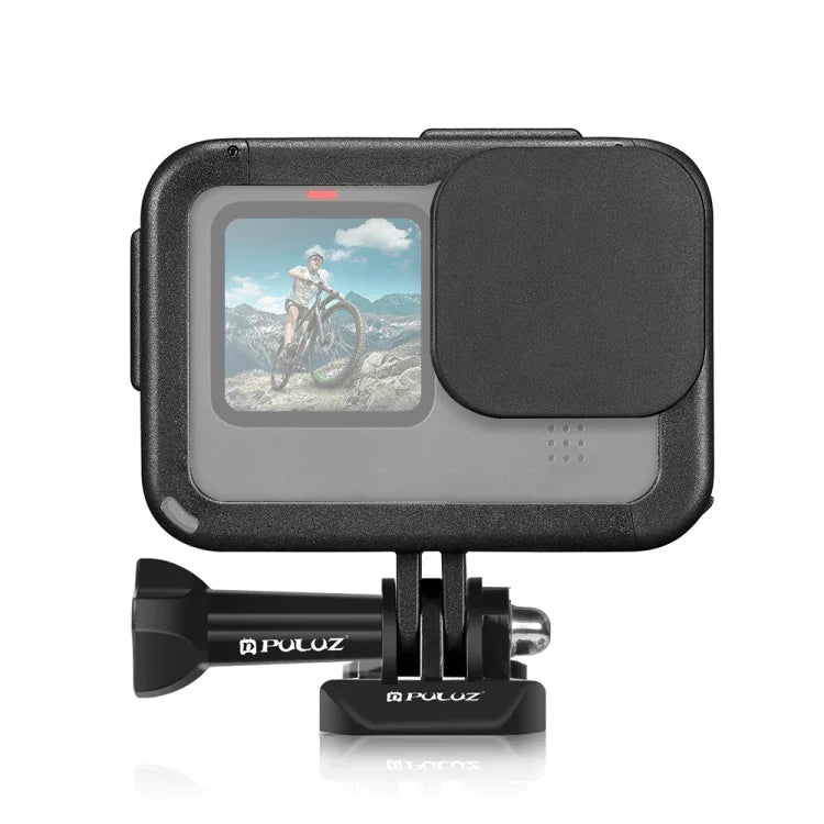 PULUZ 框架擴展 PA 鏡頭保護籠，帶側面接口蓋，適用於 GoPro HERO12 Black /11 Black /10 Black /9 Black，帶側蓋的 PA 鏡頭保護籠