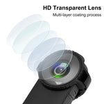 PULUZ 升級鏡頭保護玻璃蓋，適用於 Insta360 One X2，Insta360 ONE X2 鏡頭保護玻璃蓋