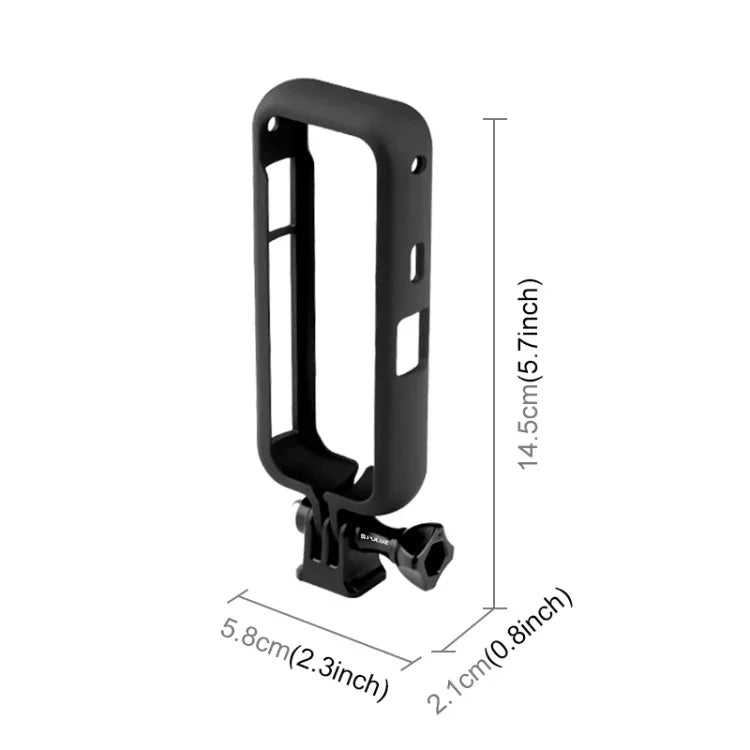 PULUZ PC 保護框架，適用於 Insta360 ONE X2，帶轉接座和螺絲