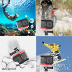 PULUZ 60 米水下深度潛水殼防水相機外殼，適用於 Insta360 One RS 4K 版，Insta360 One RS 4K 版潛水殼
