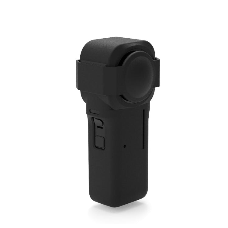 PULUZ Insta360 One RS 1英吋360版矽膠保護殼帶鏡頭蓋，矽膠殼（黑色），矽膠殼（紅色）