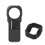 PULUZ Insta360 One RS 1英吋360版矽膠保護殼帶鏡頭蓋，矽膠殼（黑色），矽膠殼（紅色）