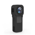PULUZ Insta360 One RS 1英吋360版矽膠保護殼帶鏡頭蓋，矽膠殼（黑色），矽膠殼（紅色）