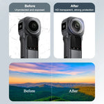 PULUZ Insta360 ONE RS 1英吋360版鏡頭保護PC保護蓋，鏡頭保護蓋