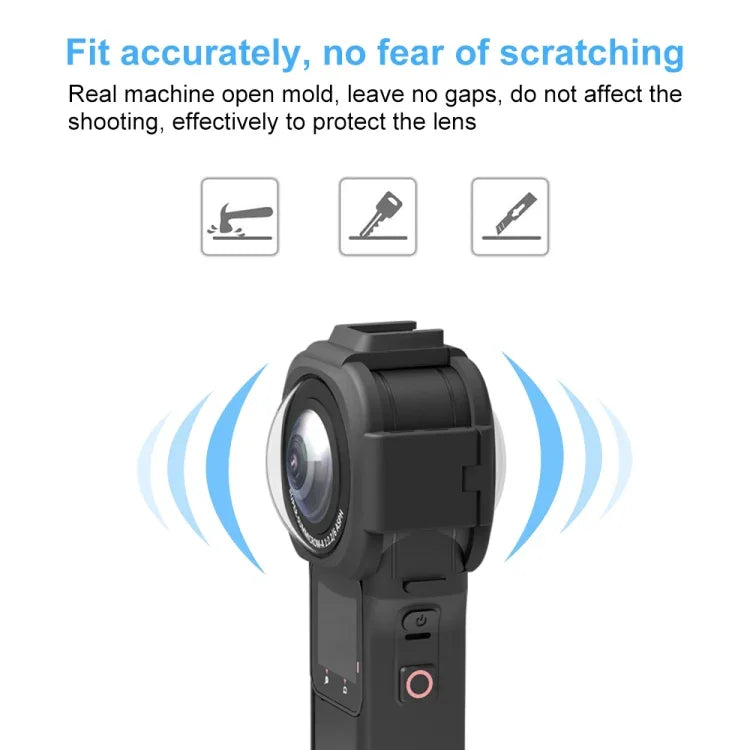 PULUZ Insta360 ONE RS 1英吋 360 版鏡頭保護蓋，升級鏡頭護罩