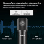 PULUZ 專業錄音室直播唱歌麥克風套件，附懸臂支架、金屬防震架及 USB 聲卡，麥克風套件（黑色）、麥克風套件（金色）、麥克風套件（銀色）
