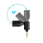 PULUZ 3.5mm 接頭手機單向可調式麥克風，3.5mm 手機麥克風