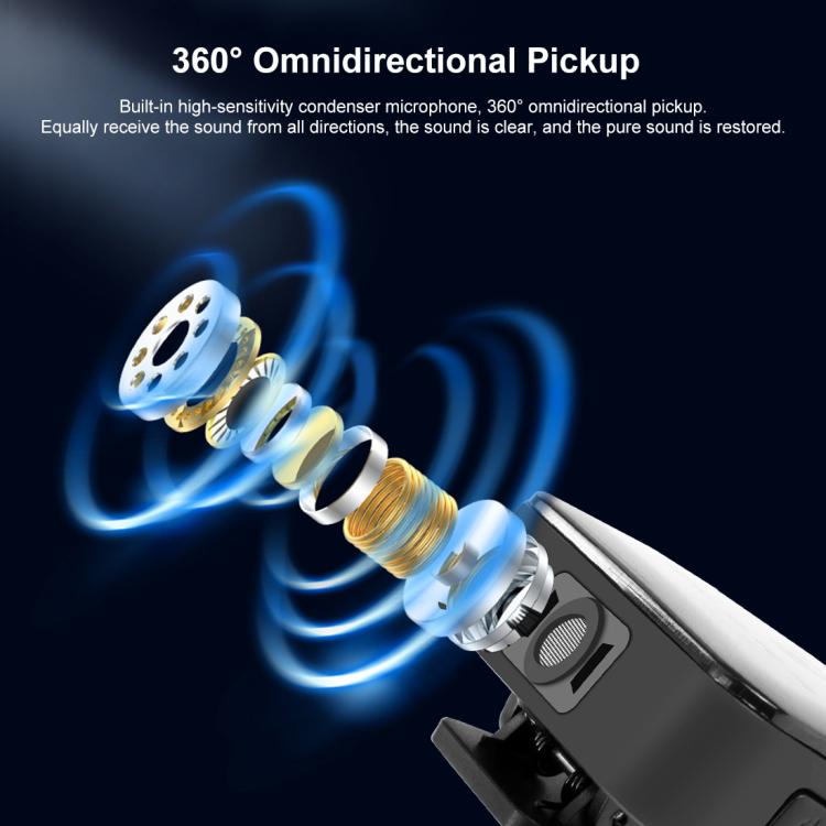 PULUZ 無線領夾麥克風，適用 Type-C 手機，Type-C 接收器，Type-C 1 發射 + 1 接收