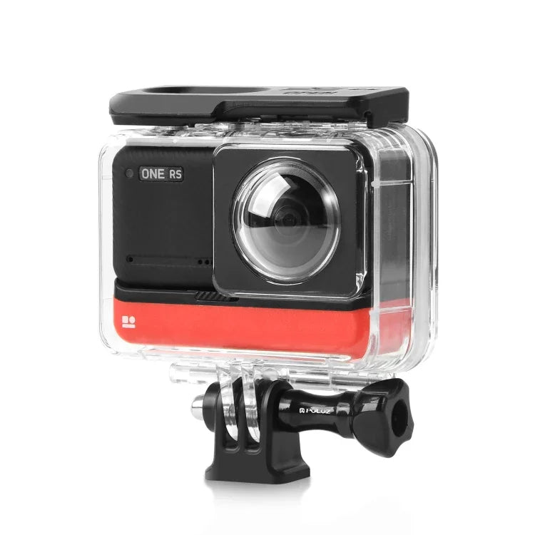 適用於 Insta360 One RS 360 版 PULUZ 30米水下潛水防水保護殼，適用於 Insta360 One RS 360 版潛水殼