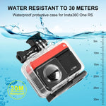 適用於 Insta360 One RS 360 版 PULUZ 30米水下潛水防水保護殼，適用於 Insta360 One RS 360 版潛水殼