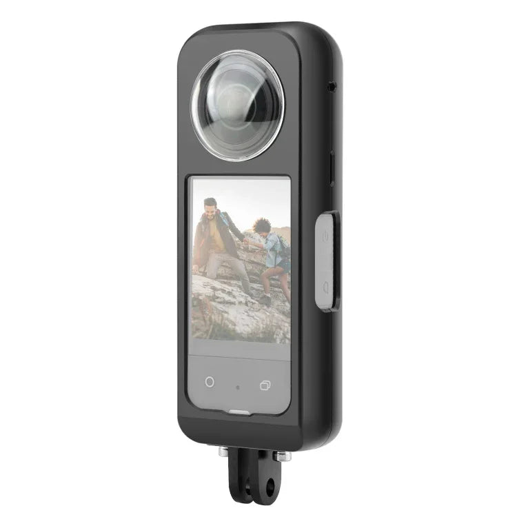 適用於 Insta360 X3 PULUZ 金屬保護籠，帶鏡頭保護器，金屬框架帶鏡頭保護器