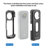 適用於 Insta360 X3 PULUZ 金屬保護籠，帶鏡頭保護器，金屬框架帶鏡頭保護器