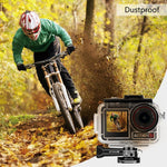 適用於 DJI Osmo Action 5 Pro / 3 / 4 PULUZ 60米水下防水殼潛水盒，帶冷靴與扣件基本支架與螺絲，適用於 DJI Osmo Action 3 / 4 防水殼